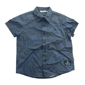 Munstr Kids Swirl Shirt in Dark Denim Blue